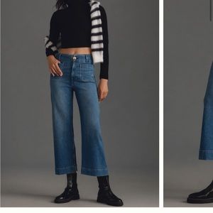 Anthro Colette Cropped Jeans